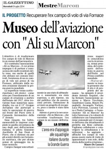 articolo gazzettino 9 luglio 2014